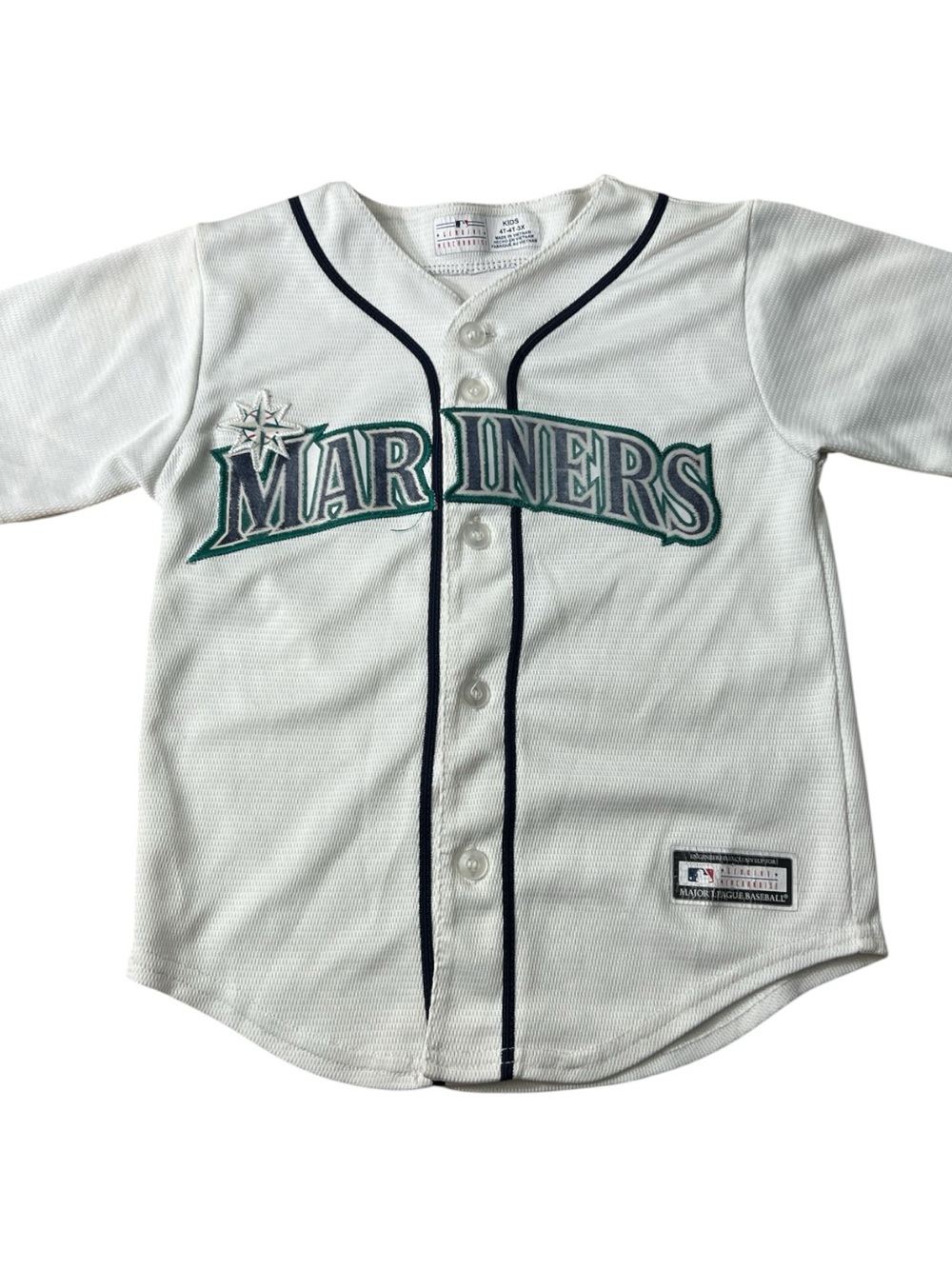 Genuine Merchandise Mariners Ichro 51 Jersey Kids Size 4T - 3X  White Green